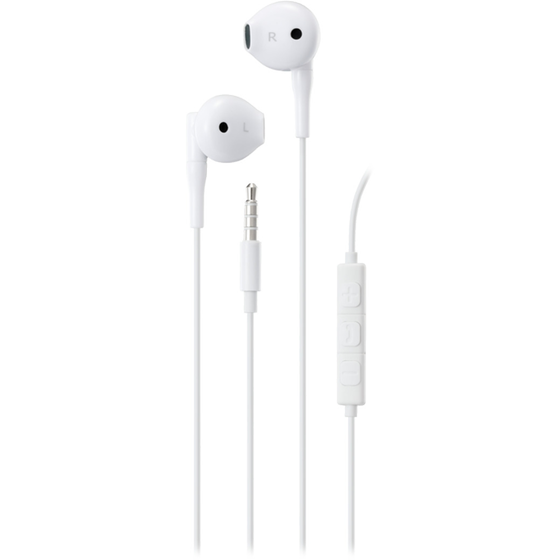 Ακουστικά Handsfree Streetz E130 Jack 3.5mm - White image 0