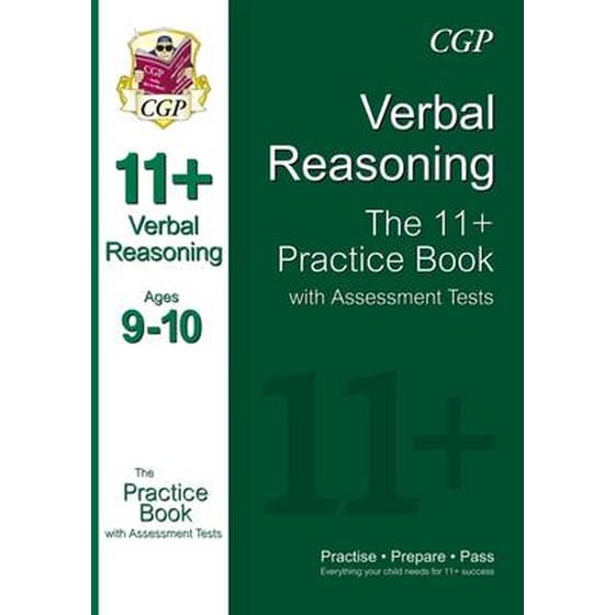 11+ Verbal Reasoning Practice Book with Assessment Tests Ages 9-10 (for GL & Other Test Providers) image 0