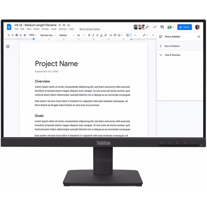 Lenovo ThinkVision S22-4e 21.5 IPS Flat 100Hz 6ms