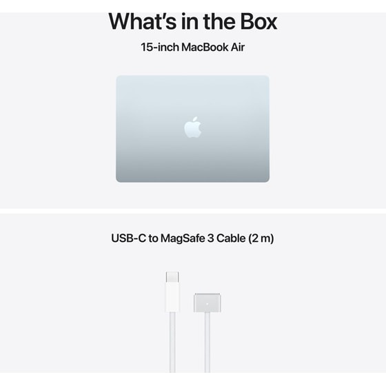 Apple MacBook Air with M5 Chip 15.3" QHD (Apple M5/16GB/512GB SSD/MacOS) Sky Blue image 8