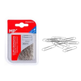Mp Μεταλλικοί Συνδετήρες Pa342-4, 50mm, 40τμχ, Ασημί