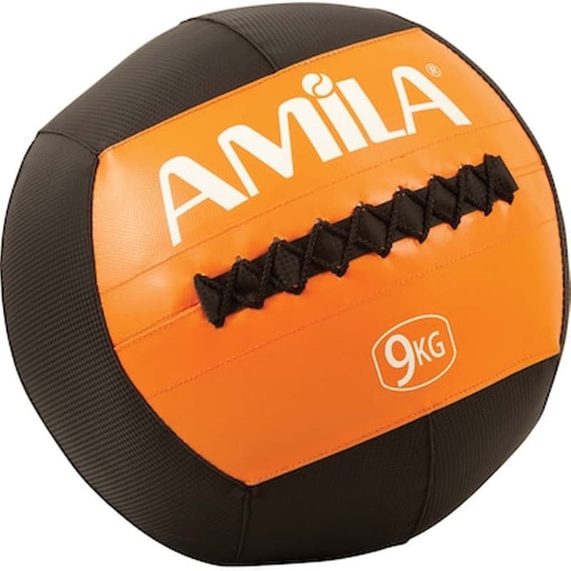 Μπάλα Wall Amila Κατάλληλη για Ενδυνάμωση 9 kg 35 cm από Βινύλιο – Πορτοκαλί