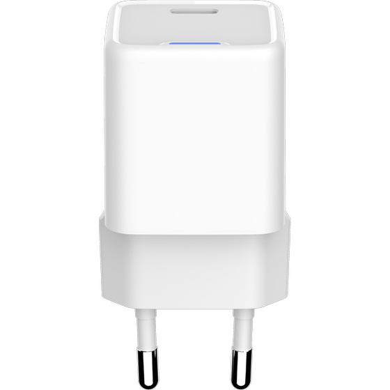 Φορτιστής Πρίζας Tune Turbo PD Type-C Wall Charger 30W (with LED light) - White image 3