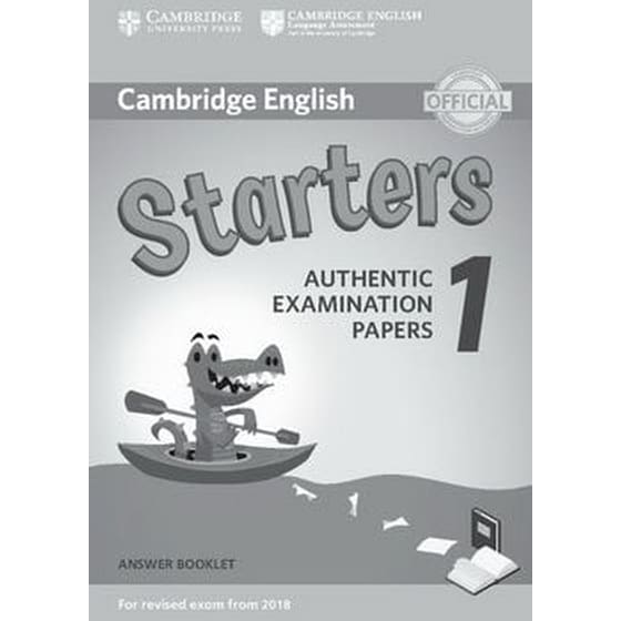 Cambridge English Starters 1 for Revised Exam from 2018 Answer Booklet image 0