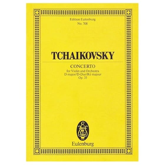 Tchaikovsky - Violin Concerto In D Major Op.35 [pocket Score] image 1
