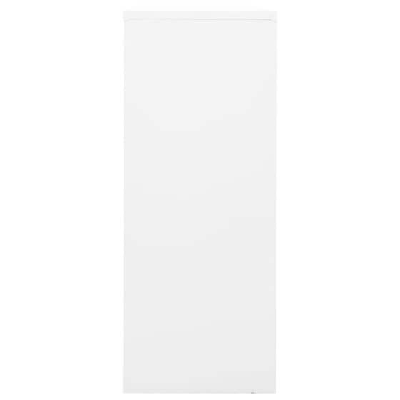 Ντουλάπι Γραφείου VidaXL από Ατσάλι 90x40x102 cm - Λευκό image 2