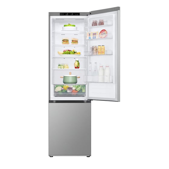 LG GBV22L0EPY Total No Frost 387 Lt Ασημί Ψυγειοκαταψύκτης image 3