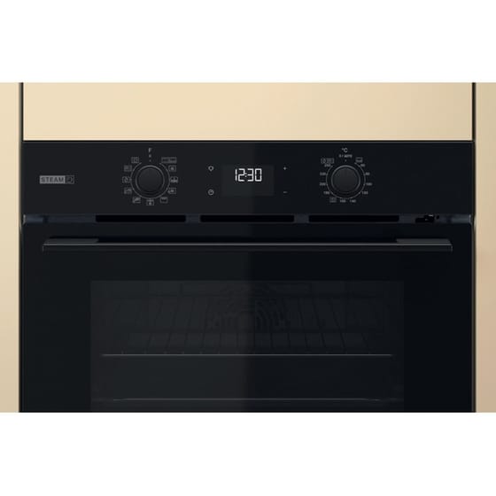 WHIRLPOOL OMSR58RU1SZB 71 Lt Μαύρο Εντοιχιζόμενος Φούρνος Άνω Πάγκου image 6