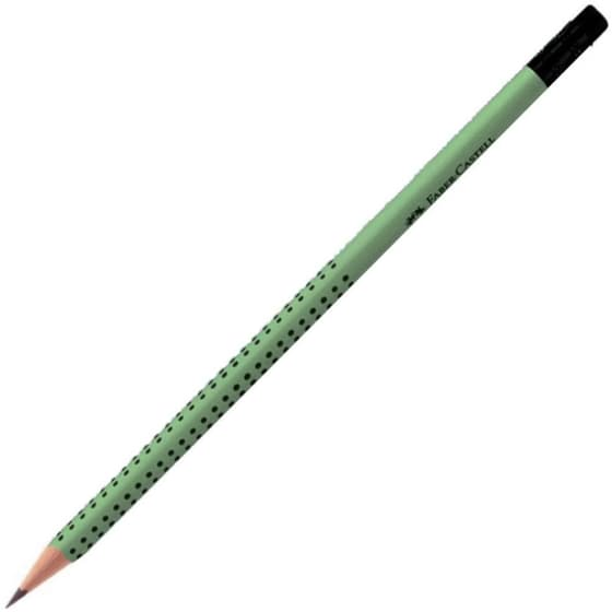 Μολύβι Faber Castell Grip Με γόμα Χακί image 0