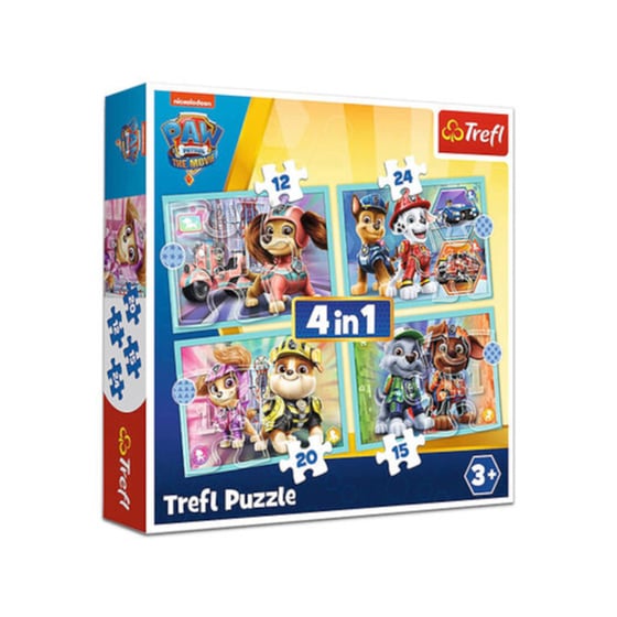 Παιδικό Σετ Παζλ Trefl Happy Paw Patrol (12/15/20/24 Κομμάτια) image 0