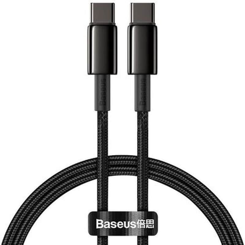 Καλώδιο δεδομένων Baseus USB-C σε USB-C 100W 2m - Μαύρο BASEUS