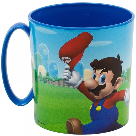 Παιδική Κούπα Gim Micro Super Mario από Πλαστικό 350 ml 1 τχμ σε Διάφορα Σχέδια - Μπλε image 1