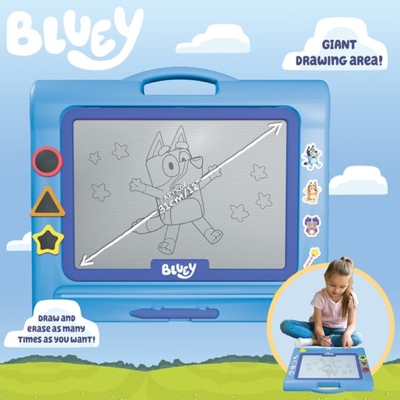 Bluey Deluxe Πίνακας Γράψε Σβήσε (BLY17000) image 2
