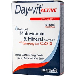 Health Aid Day-Vit Active - 30 ταμπλέτες