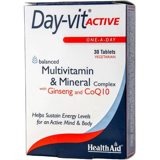 Health Aid Day-Vit Active - 30 ταμπλέτες image 0