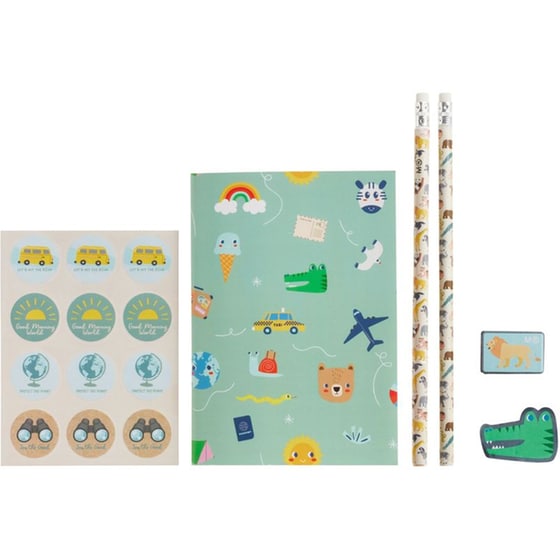 Σετ Κασετίνα Παραλληλόγραμμη Miquelrius Pvc Savanna image 1