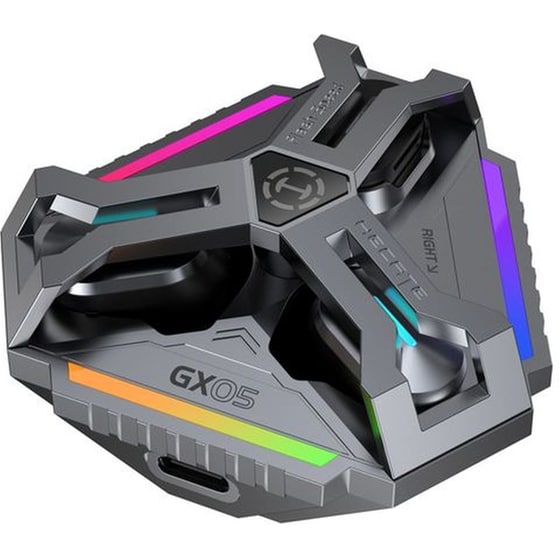 Ασύρματα Ακουστικά Edifier Hecate GX05 Bluetooth με RGB Φωτισμό Γκρι image 4