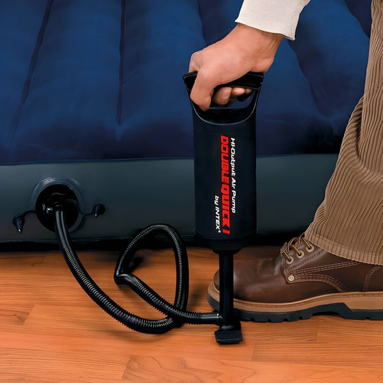 Αξεσουάρ Παραλίας Τρόμπα Χειρός για Φουσκωτά Διπλής Ενέργειας Intex Double Quick I - Μαύρο image 2