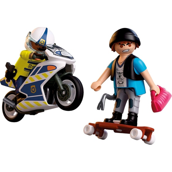 PLAYMOBIL® City Action Αστυνομική Καταδίωξη με Μοτοσικλέτα (72079) image 1