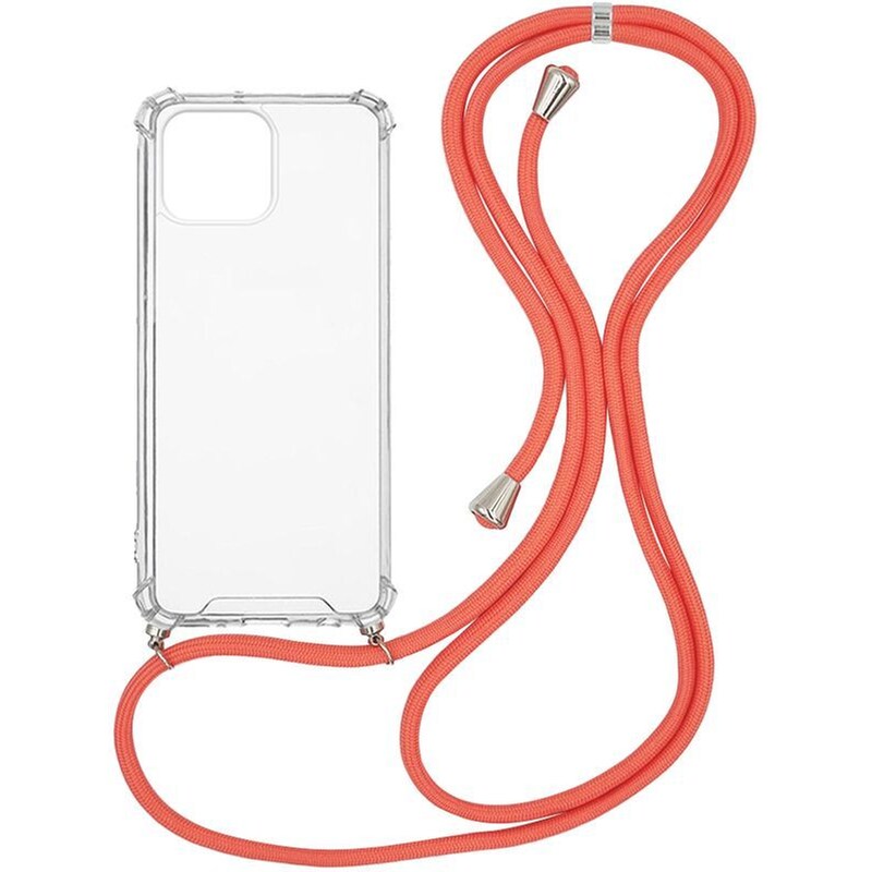 Θήκη Apple iPhone 13 Pro Max - Sonique με Κορδόνι Armor Clear - Πορτοκαλί