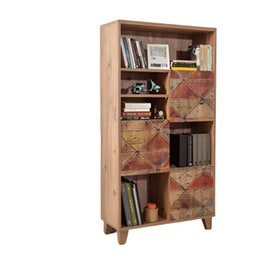 Βιβλιοθήκη 24mall Mare Atlantic Pine από Μοριοσανίδα 80x36x155 cm - Καφέ