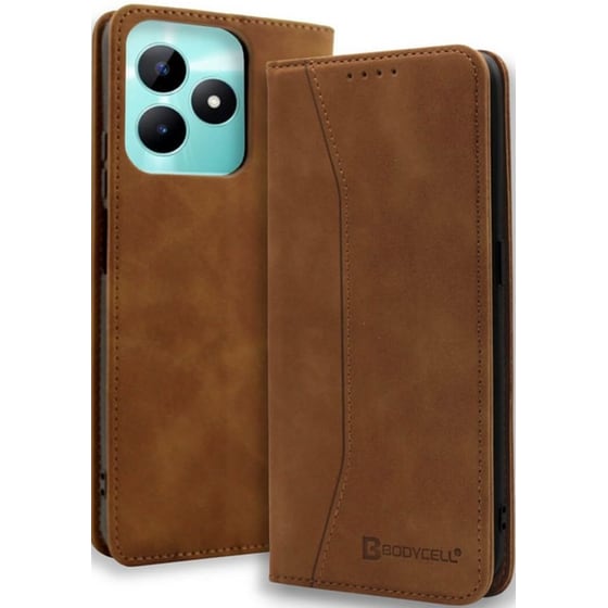 Θήκη Realme C51 - Bodycell Book Case - Brown image 0