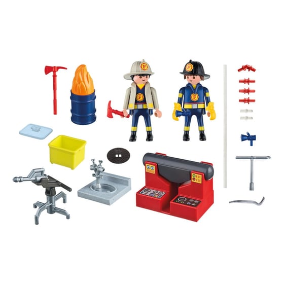 PLAYMOBIL® City Action Βαλιτσάκι Πυροσβέστες με αντλία νερού (5651) image 2