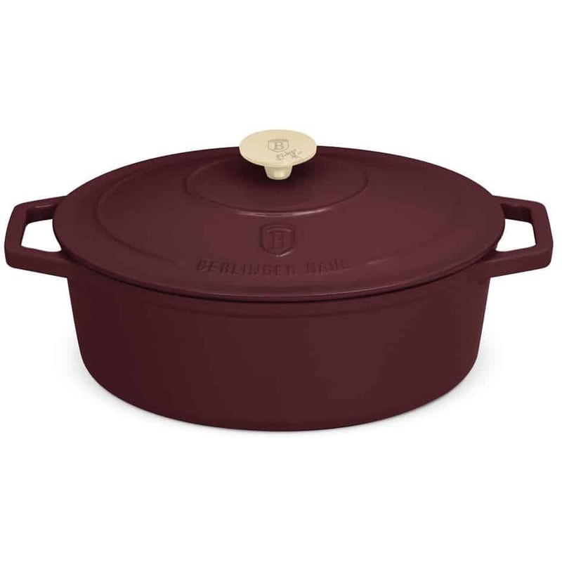 BERLINGER HAUS BH-6543 Μαντεμένια Γάστρα 30 cm 4.65 L Κόκκινο