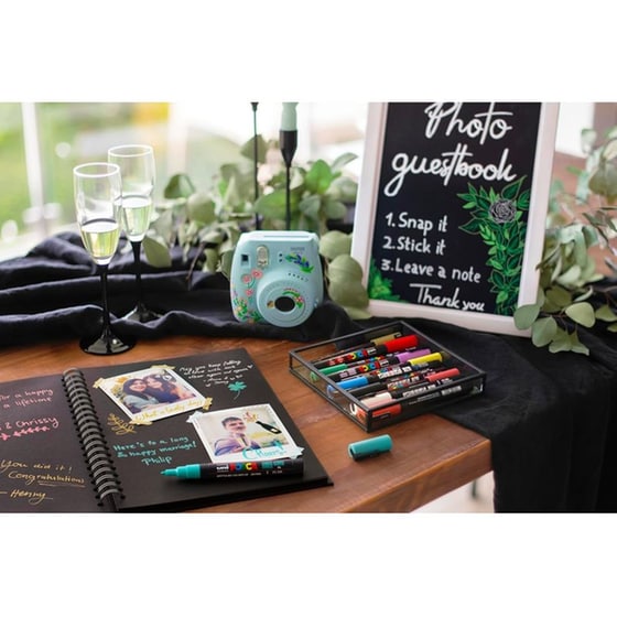 Μαρκαδόροι Ζωγραφικής Posca 1Mr Basic Colours 0.7 mm (8 Τεμάχια) image 1