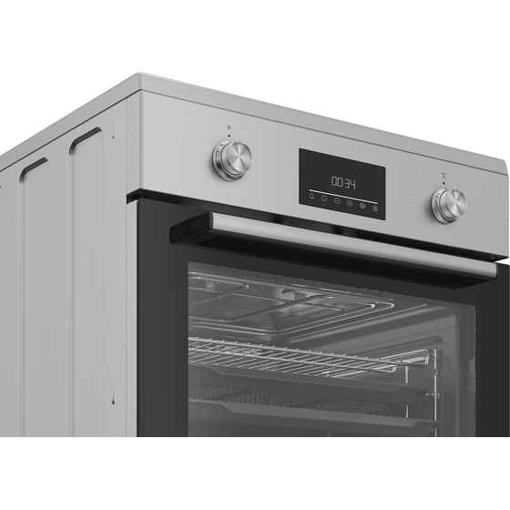 BEKO FBMA6930GX 72 Lt Inox Ηλεκτρική Κουζίνα Επαγωγική image 3