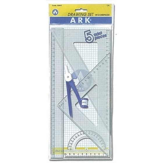 Σετ Όργανα Γεωμετρίας Ark με Διαβήτη & Μολύβι (4 Τεμάχια) image 0
