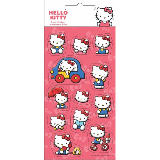 Αυτοκόλλητα GIM Foam Hello Kitty image 0
