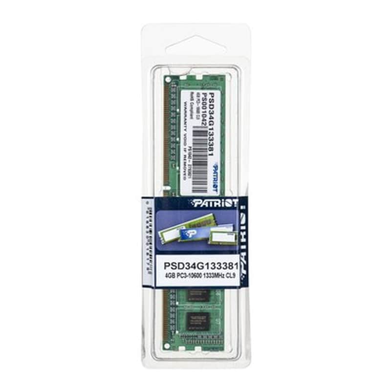 Μνήμη Ram Patriot Signature PSD34G133381 DDR3 4GB 1333MHz DIMM για Desktop