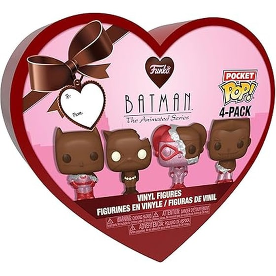 Pocket Pop! DC Super Heroes  - Batman The Animated Series  - Valentine's Box 4-pack image 1
