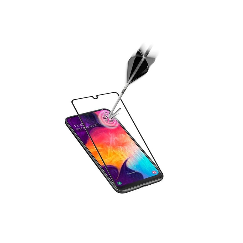 CELLULAR LINE Προστατευτικό οθόνης Samsung Galaxy A41 Black Tempered Glass Cellular Line
