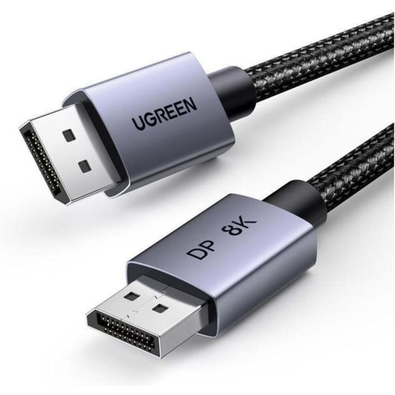 Καλώδιο Ugreen 25905 DisplayPort male σε DisplayPort male 2m - Μαύρο image 0