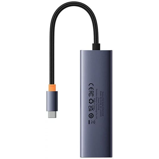 Baseus UltraJoy USB Hub 4 σε 1 USB-C - Ανθρακί image 1
