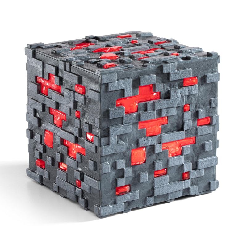 The Noble Collection Minecraft Redstone Ore Illuminating Collector Replica