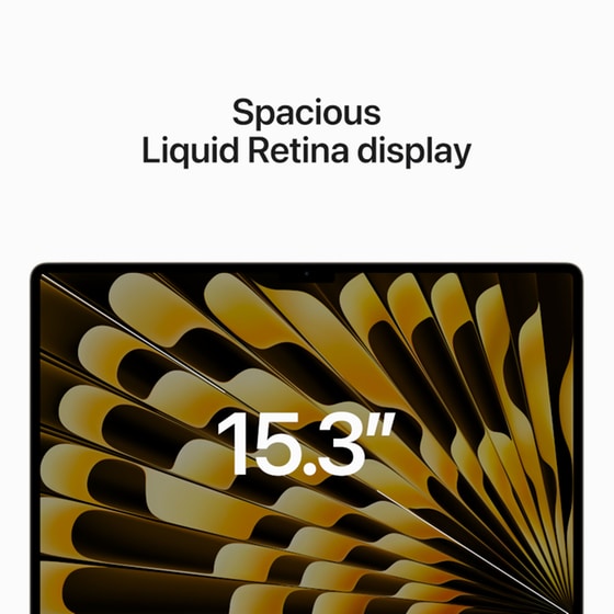 Apple MacBook Air with M2 Chip 15.3" QHD+ (Apple M2/8 Cores/8GB/512GB SSD/Mac OS) Starlight image 4