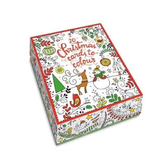 20 Christmas Cards to Colour image 0