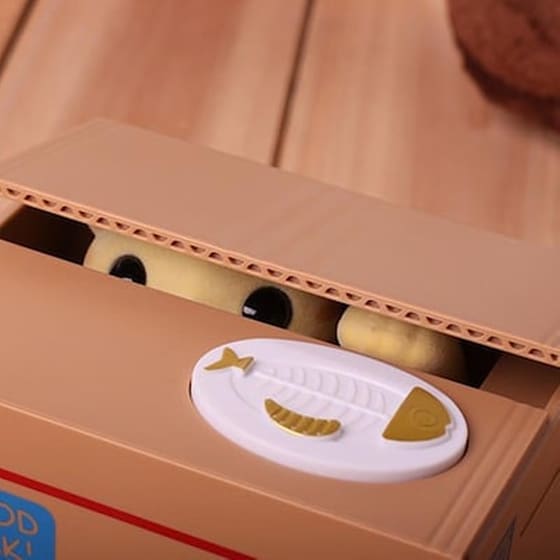 Έξυπνος Κουμπαράς Πονηρή Γατούλα - Mischief Money Box image 1