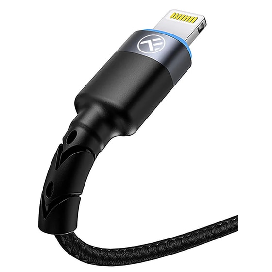 Καλώδιο δεδομένων Tellur USB To Lightning With Led Light 2m - Black image 2