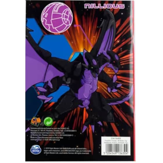 Τετράδιο Καρφίτσα GIM B5 Bakugan (1 Τεμάχιο) image 1