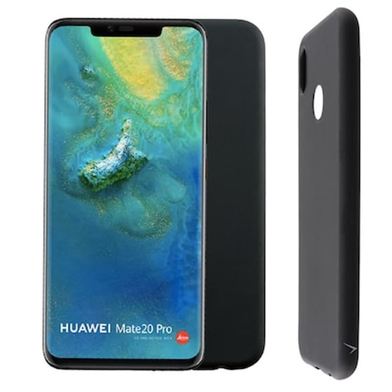 Θήκη Huawei Mate 20 Pro - Volte-Tel Silicon TPU Camera Guard - Black image 0