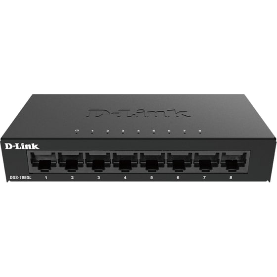 Διανομέας Δικτύου D-Link Switch με 8 θύρες Gigabit DGS-108GL - Μαύρο image 0