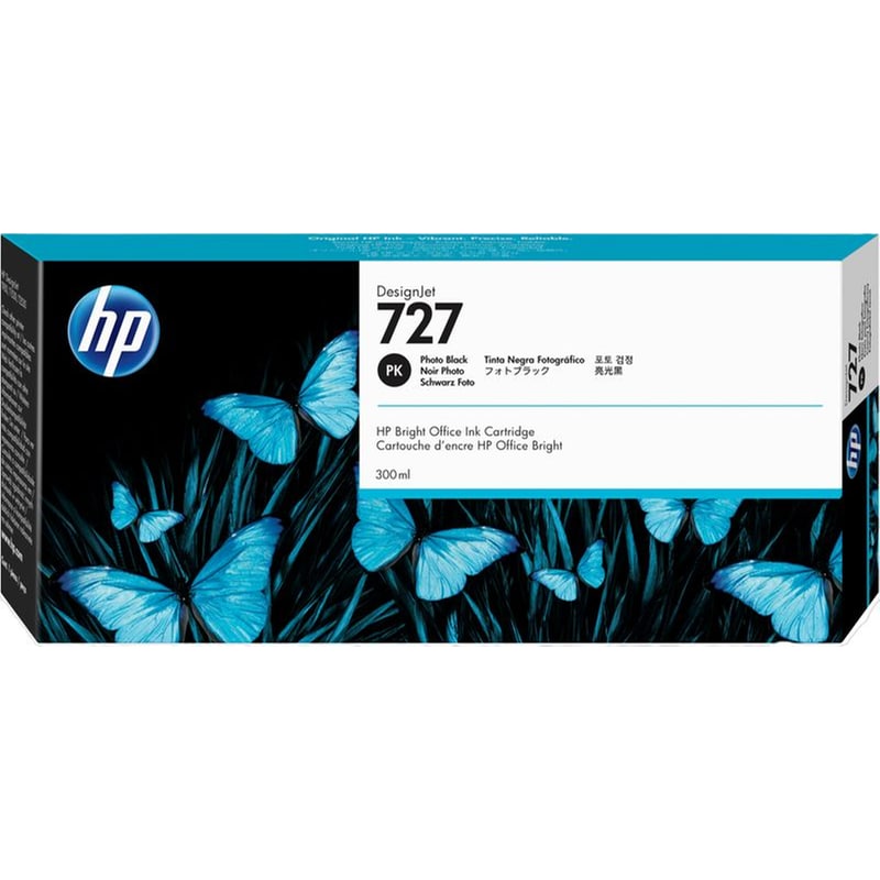 HP HP 727 Μαύρο Μελάνι Εκτυπωτή F9J79A