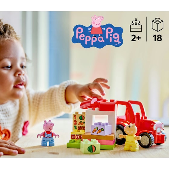 LEGO® DUPLO® Πέππα το Γουρουνάκι - Τρακτέρ και Αγορά (10468) image 1