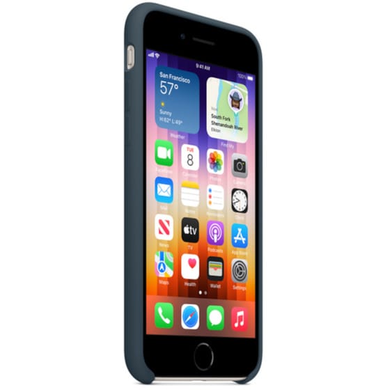 Θήκη Apple iPhone SE - Apple Silicone Case - Abyss Blue image 1