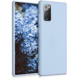Θήκη Samsung Galaxy Note 20 - Kwmobile Silicone Case - Light Blue Matte