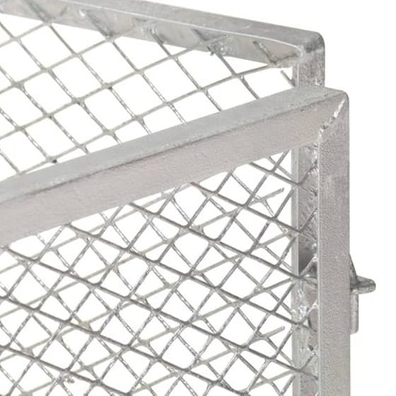 Vidaxl Κομποστοποιητής Κήπου 100 X 100 X 77 Εκ. Γαλβανισμένος Σίδηρος image 2